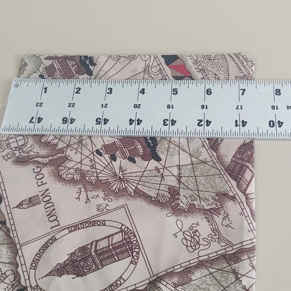 Vintage London Fog Nautical Print Scarf
